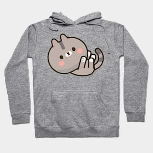 cat funny so cute kitty Hoodie